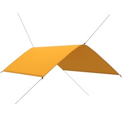 vidaXL Toldo de jardín amarillo 3x2 m