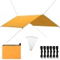 vidaXL Toldo de jardín amarillo 4x4 m vidaXL Toldo de jardín amarillo 4x4 m