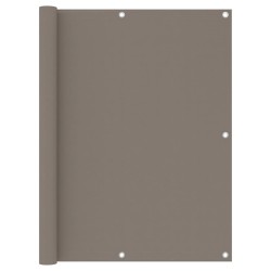 vidaXL Toldo para balcón de tela oxford gris taupé 120x400 cm