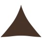 vidaXL Toldo de vela triangular tela Oxford marrón 3,6x3,6x3,6 m vidaXL Toldo de vela triangular tela Oxford marrón 3,6x3,6x3,6 m