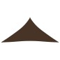 vidaXL Toldo de vela triangular tela Oxford marrón 3,6x3,6x3,6 m vidaXL Toldo de vela triangular tela Oxford marrón 3,6x3,6x3,6 m