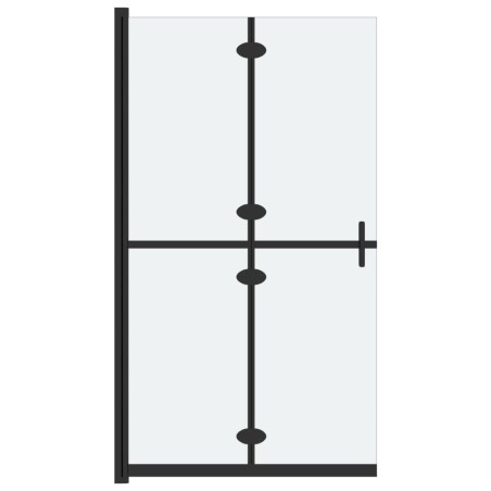 vidaXL Mampara de ducha plegable vidrio ESG esmerilado 70x190 cm