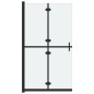 vidaXL Mampara de ducha plegable vidrio ESG esmerilado 70x190 cm vidaXL Mampara de ducha plegable vidrio ESG esmerilado 70x190 cm
