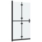 vidaXL Mampara de ducha plegable vidrio ESG esmerilado 70x190 cm vidaXL Mampara de ducha plegable vidrio ESG esmerilado 70x190 cm