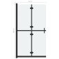 vidaXL Mampara de ducha plegable vidrio ESG esmerilado 70x190 cm vidaXL Mampara de ducha plegable vidrio ESG esmerilado 70x190 cm