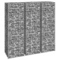 vidaXL Arriates de gaviones 3 unidades hierro 30x30x100 cm vidaXL Arriates de gaviones 3 unidades hierro 30x30x100 cm