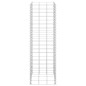 vidaXL Arriates de gaviones 3 unidades hierro 30x30x100 cm vidaXL Arriates de gaviones 3 unidades hierro 30x30x100 cm
