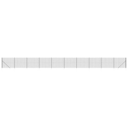 vidaXL Cerca de alambre con pinchos de anclaje gris antracita 2,2x25 m