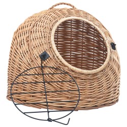 vidaXL Transportín para gatos sauce natural 60x45x45 cm