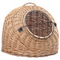 vidaXL Transportín para gatos sauce natural 60x45x45 cm