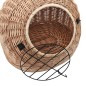 vidaXL Transportín para gatos sauce natural 60x45x45 cm