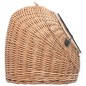 vidaXL Transportín para gatos sauce natural 60x45x45 cm