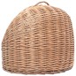 vidaXL Transportín para gatos sauce natural 60x45x45 cm