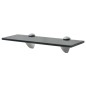 vidaXL Estante flotante de cristal 30x10 cm 8 mm