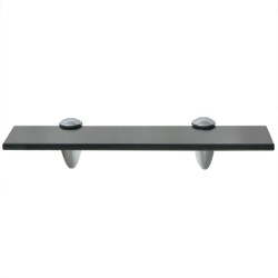 vidaXL Estante flotante de cristal 30x10 cm 8 mm