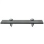 vidaXL Estante flotante de cristal 30x10 cm 8 mm