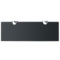 vidaXL Estante flotante de cristal 30x10 cm 8 mm