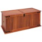 vidaXL Baúl de almacenamiento de madera maciza de acacia 79x34x32 cm vidaXL Baúl de almacenamiento de madera maciza de acacia 79x34x32 cm