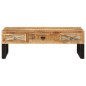 vidaXL Mesa de centro de madera maciza de mango 110x50x38 cm vidaXL Mesa de centro de madera maciza de mango 110x50x38 cm