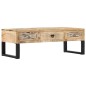 vidaXL Mesa de centro de madera maciza de mango 110x50x38 cm vidaXL Mesa de centro de madera maciza de mango 110x50x38 cm