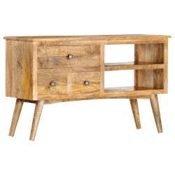 vidaXL Aparador de madera maciza de mango 102x35x61 cm