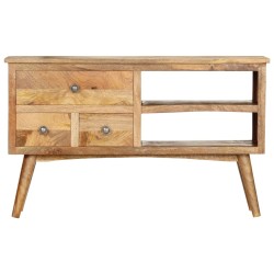 vidaXL Aparador de madera maciza de mango 102x35x61 cm