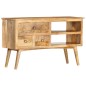 vidaXL Aparador de madera maciza de mango 102x35x61 cm vidaXL Aparador de madera maciza de mango 102x35x61 cm