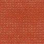 vidaXL Toldo para balcón HDPE naranja 120x400 cm