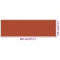vidaXL Toldo para balcón HDPE naranja 120x400 cm
