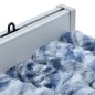 vidaXL Cortina mosquitera azul y blanco chenilla 90x200 cm vidaXL Cortina mosquitera azul y blanco chenilla 90x200 cm