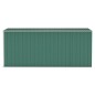 vidaXL Cobertizo jardín pared acero galvanizado verde 118x382x178 cm vidaXL Cobertizo jardín pared acero galvanizado verde 118x382x178 cm