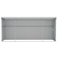 vidaXL Cobertizo jardín pared acero galvanizado verde 118x382x178 cm vidaXL Cobertizo jardín pared acero galvanizado verde 118x382x178 cm