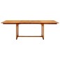 vidaXL Mesa de comedor jardín madera maciza acacia (160-240)x100x75 cm