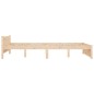 vidaXL Estructura de cama de matrimonio madera maciza 135x190 cm vidaXL Estructura de cama de matrimonio madera maciza 135x190 cm