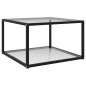 vidaXL Mesa de centro transparente vidrio templado 60x60x35 cm vidaXL Mesa de centro transparente vidrio templado 60x60x35 cm