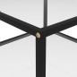 vidaXL Mesa de centro transparente vidrio templado 60x60x35 cm vidaXL Mesa de centro transparente vidrio templado 60x60x35 cm