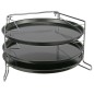 HI Juego para hornear pizza de 4 piezas negro HI Juego para hornear pizza de 4 piezas negro