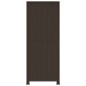 vidaXL Armario de plástico diseño de ratán 68x39x171,5 cm vidaXL Armario de plástico diseño de ratán 68x39x171,5 cm