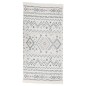 vidaXL Alfombra de algodón beige y azul 100x300 cm vidaXL Alfombra de algodón beige y azul 100x300 cm