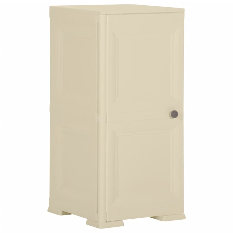 vidaXL Armario de plástico diseño madera blanco angora 40x43x85,5 cm vidaXL Armario de plástico diseño madera blanco angora 40x43x85,5 cm