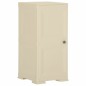 vidaXL Armario de plástico diseño madera blanco angora 40x43x85,5 cm vidaXL Armario de plástico diseño madera blanco angora 40x43x85,5 cm