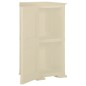 vidaXL Armario de plástico diseño madera blanco angora 40x43x85,5 cm vidaXL Armario de plástico diseño madera blanco angora 40x43x85,5 cm