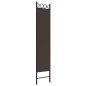 vidaXL Biombo divisor de 3 paneles de tela marrón 120x200 cm vidaXL Biombo divisor de 3 paneles de tela marrón 120x200 cm