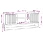 vidaXL Mueble de TV hierro y madera contrachapada negro 105x30x45 cm