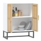 vidaXL Aparador de madera contrachapada blanco 60x30x75 cm vidaXL Aparador de madera contrachapada blanco 60x30x75 cm