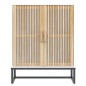 vidaXL Aparador de madera contrachapada blanco 60x30x75 cm vidaXL Aparador de madera contrachapada blanco 60x30x75 cm