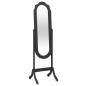 vidaXL Espejo de pie madera contrachapada negro 45,5x47,5x160 cm vidaXL Espejo de pie madera contrachapada negro 45,5x47,5x160 cm