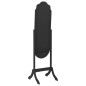 vidaXL Espejo de pie madera contrachapada negro 45,5x47,5x160 cm vidaXL Espejo de pie madera contrachapada negro 45,5x47,5x160 cm