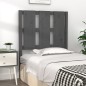 vidaXL Cabecero de cama madera maciza de pino gris 80,5x4x100 cm vidaXL Cabecero de cama madera maciza de pino gris 80,5x4x100 cm