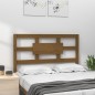 vidaXL Cabecero de cama madera maciza pino marrón miel 105,5x4x100 cm vidaXL Cabecero de cama madera maciza pino marrón miel 105,5x4x100 cm